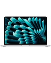 Лаптоп Apple - MacBook Air 15, 15.3", М2 8/10, 8GB/512GB, сребрист -1