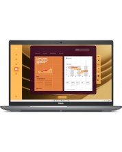 Лаптоп Dell - Latitude 5550, 15.6'', FHD, i7, 16GB/512GB, Ubu, сив