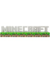 Лампа Paladone Games: Minecraft - Logo -1