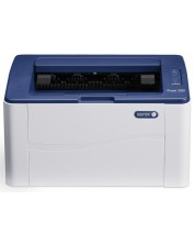 Принтер Xerox - Phaser 3020B, лазерен, бял/син
