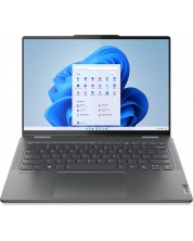 Лаптоп Lenovo - Yoga 7, 14'', WUXGA OLED, i5, 512GB, Storm Grey -1