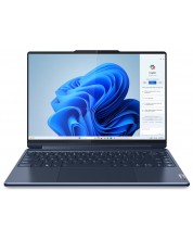 Лаптоп Lenovo - Yoga 9 2-in1 14IMH9 OLED, 14'', 2.8K, Ultra 7, Touch, син -1