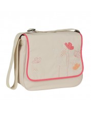 Чанта за детска количка Lassig - Basic messenger, poppy sand