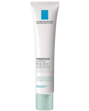 La Roche-Posay Hydraphase HA Богат хидратиращ крем, SPF25, 40 ml