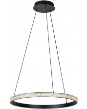 LED Пендел Rabalux - Grete 72258, IP20, 32W, 2150-3650lm, 3000K, черен мат