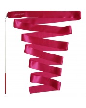 Лента за художествена гимнастика Maxima - 4 m, червена -1