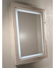 LED Огледало за стена Inter Ceramic - ICL 8060GL, 60 x 80 cm, Галала мрамор -1