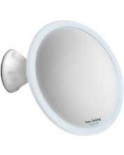 LED Козметично огледало Innoliving - INN - 804, Ø16 cm, 5Х увеличение