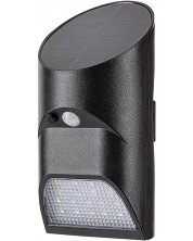 LED соларен аплик със сензор Rabalux - Sepik 77013, IP44, 3.6 W, DC 3.7 V, 150 lm, 4000 k, черен -1