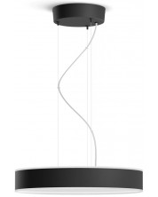 LED пендел Philips - Hue Enrave, IP20, 33.5W, dimmer, черен