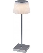 LED Настолна лампа Rabalux - Taena 76010, IP 44, 4 W, димируема, сребърна -1
