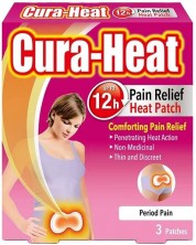 Лепенки при менструални болки, 3 броя, Cura-Heat