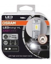 LED Автомобилни крушки Osram LEDriving - HL Easy, H7/H18, 16.2W, 2 броя -1