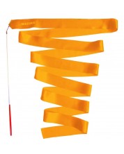 Лента за художествена гимнастика Maxima - 4 m, оранжева -1