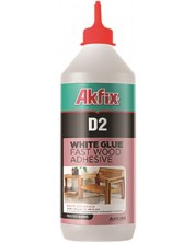Лепило за дърво Akfix - PVA, D2, 500 g, бяло -1