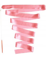 Лента за художествена гимнастика Maxima - 4 m, розова