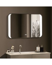 LED Огледало за стена Inter Ceramic - ICL 1822, 60 x 90 cm, черно