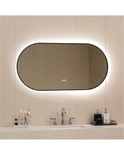 LED Огледало за стена Inter Ceramic - ICL 1832, 60 x 120 cm, черно -1