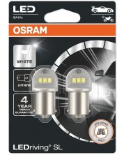 LED Автомобилни крушки Osram - LEDriving, SL, R10W, 1.2W, 2 броя, бели