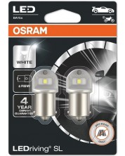 LED Автомобилни крушки Osram - LEDriving, SL, R5W, 0.5W, 2 броя, бели