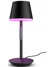 LED настолна лампа Philips - Hue Belle, IP20/54, 6W, черна