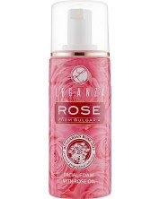 Leganza Rose Измиваща пяна за лице, с розово масло, 100 ml