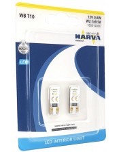 LED Автомобилни крушки NARVA - LED, 12V, W2.1x9.5d, 2 броя -1