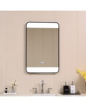 LED Огледало за стена Inter Ceramic - ICL 1854, 55 x 85 cm, черно -1