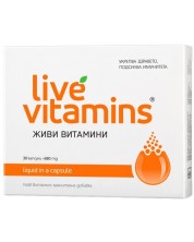 Live Vitamins, 680 mg, 30 капсули, Vitaslim Innove -1