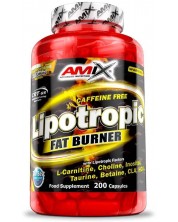 Lipotropic Fat Burner, 200 капсули, Amix -1