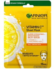 Garnier Skin Naturals Лист маска за лице Vitamin C, 28 g -1