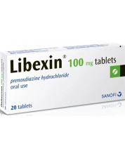 Либексин, 100 mg, 20 таблетки, Stada
