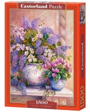 Пъзел Castorland от 1500 части - Люлякови цветове, Триша Хардуик -1