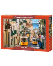 Пъзел Castorland от 1000 части - Трамваите в Лисабон, Португалия