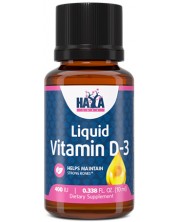 Liquid Vitamin D3, 400 IU, 10 ml, Haya Labs