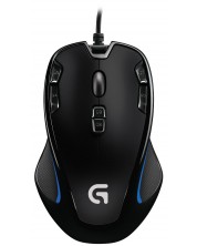 Гейминг мишка Logitech - G300s, оптична, черна -1