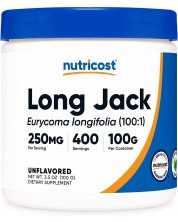 Long Jack, 250 mg, 100 g, Nutricost