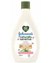 Лосион за тяло Johnson's - Naturally Sensitive, 395 ml