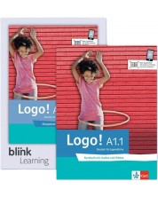 Logo! A1.1 - Blended Bundle Blink Learning / Немски език - ниво 1 - Учебник + учебна тетрадка