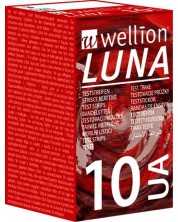 Luna Тест ленти за пикочна киселина, 10 броя, Wellion -1