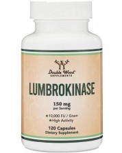 Lumbrokinase, 120 капсули, Double Wood -1