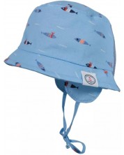 Лятна шапка с периферия Maximo - Риби, синя, UPF50+, размер 41, 4-6 м