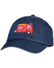 Лятна шапка с козирка Maximo - Пожарна, размер 47/49 -1