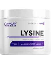 Lysine Powder, неовкусен, 200 g, OstroVit