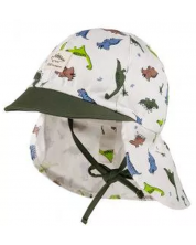 Лятна шапка с козирка Maximo - Защитна, динозаври, UPF15+, размер 49, 18-24 м -1