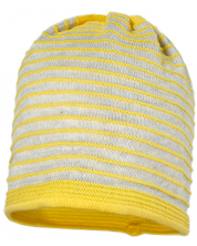 Лятна плетена шапка Maximo - Жълта/сива