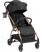 Лятна бебешка количка с автоматично сгъване KikkaBoo - Joy, Black -1