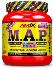 M.A.P. Muscle Amino Drink, горски плодове, 344 g, Amix -1