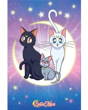 Макси плакат GB eye Animation: Sailor Moon - Luna, Artemis & Diana