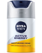 Nivea Men Мъжки гел-крем за лице Active Energy, 50 ml